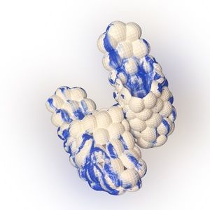 Marble bubble slides